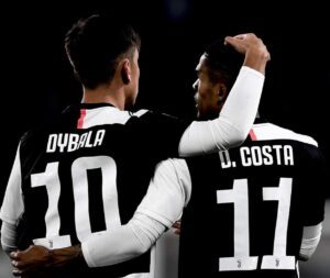 Douglas Costa e Dybala