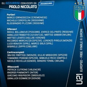 Under 21 nicolato