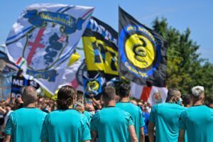 Inter amichevoli raduno tifosi