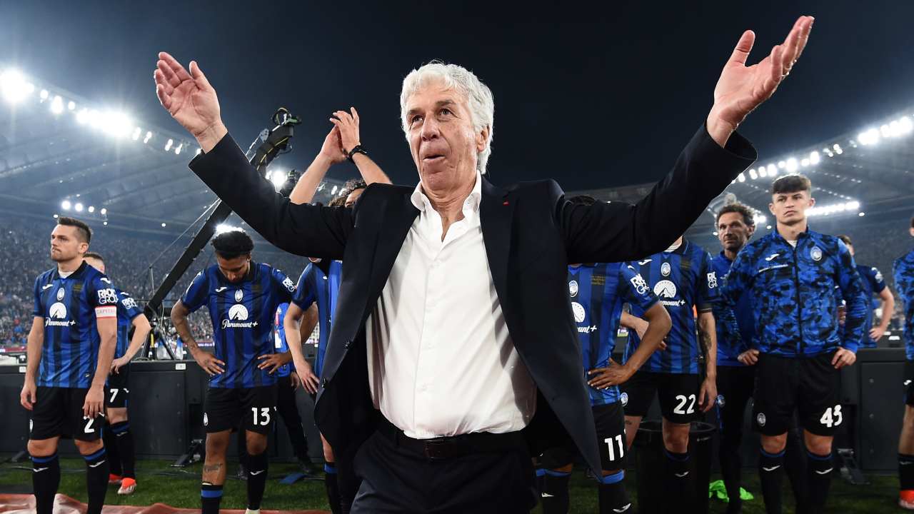 Gasperini in trionfo con l'Atalanta