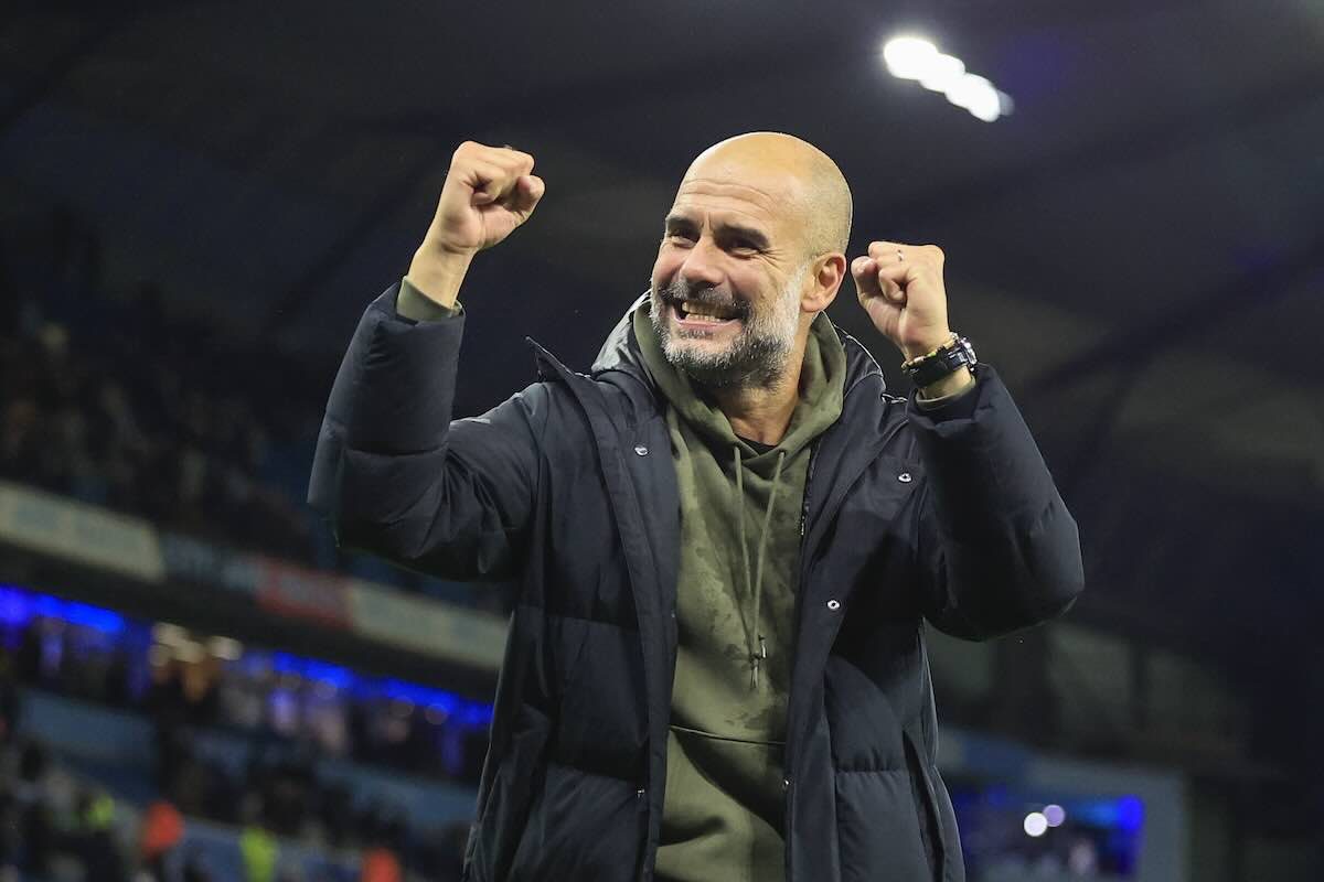 Pep Guardiola allenatore del Manchester City