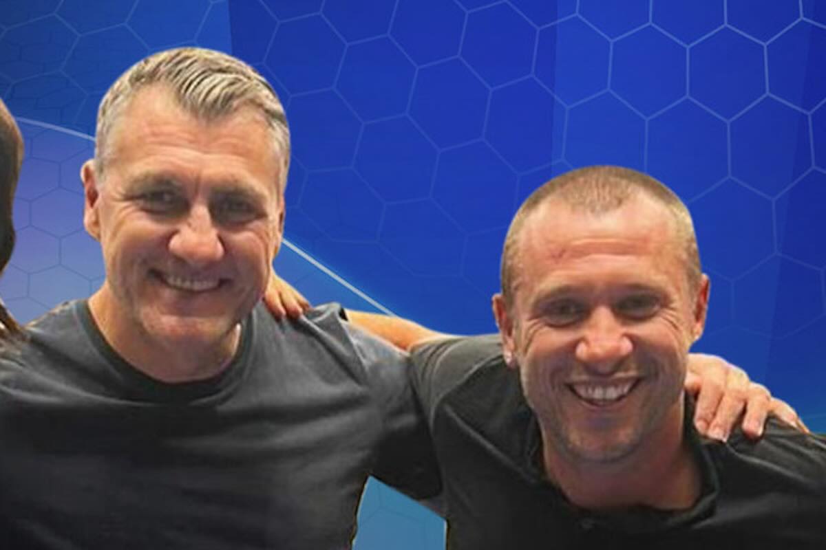 Vieri e Cassano sorridenti